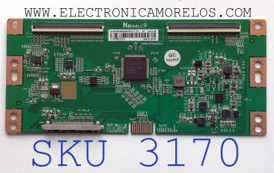T-CON PARA TV SCEPTRE 4K UHD / NUMERO DE PARTE N4THK500UHDGT02 / PT500GT02-4 / N4THK500UHDGT02-4-T_K1 / 133-P2K4197A0 / PANEL'S HK500WLEDM-JHDEH / PT500GT02-4 / MODELO G50